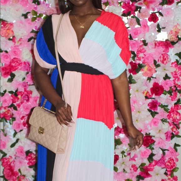 Multi Color Maxi Dress - Picture 1 of 5